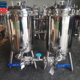 Duplex basket strainer