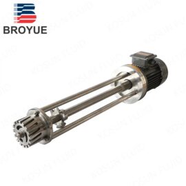 Homogenizing emulsifying agitator