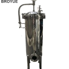 Mirror finished multi bag filter housing