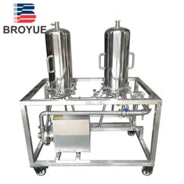 Multi stages membrane filter skid