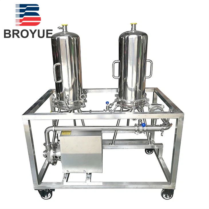Multi stages membrane filter skid