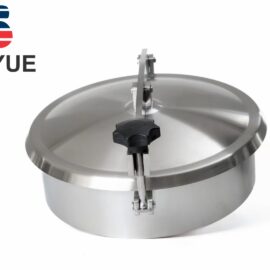 SS manway for sanitary tank vessel