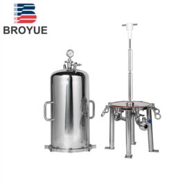 Stainless steel lenticular filter housing