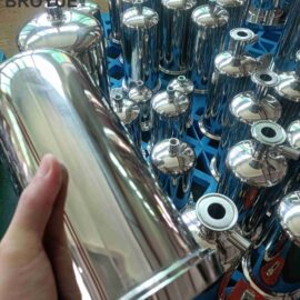 Sterilization steam filter housing